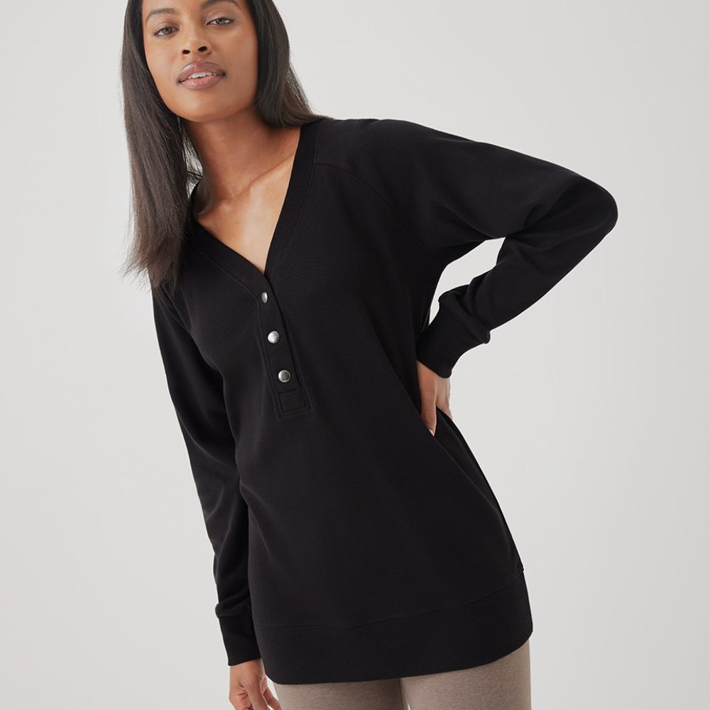 Pact Airplane Button Tunic